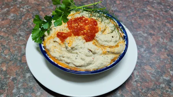 Macadamia pâté, lovingly prepared by hand in Kirsten Dickerson's kitchen in Gingindlovu.